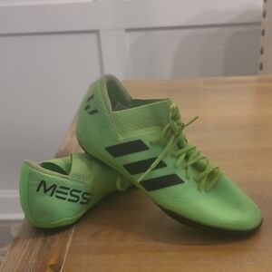 Kids Adidas Lime Green Messi Soccer Shoes